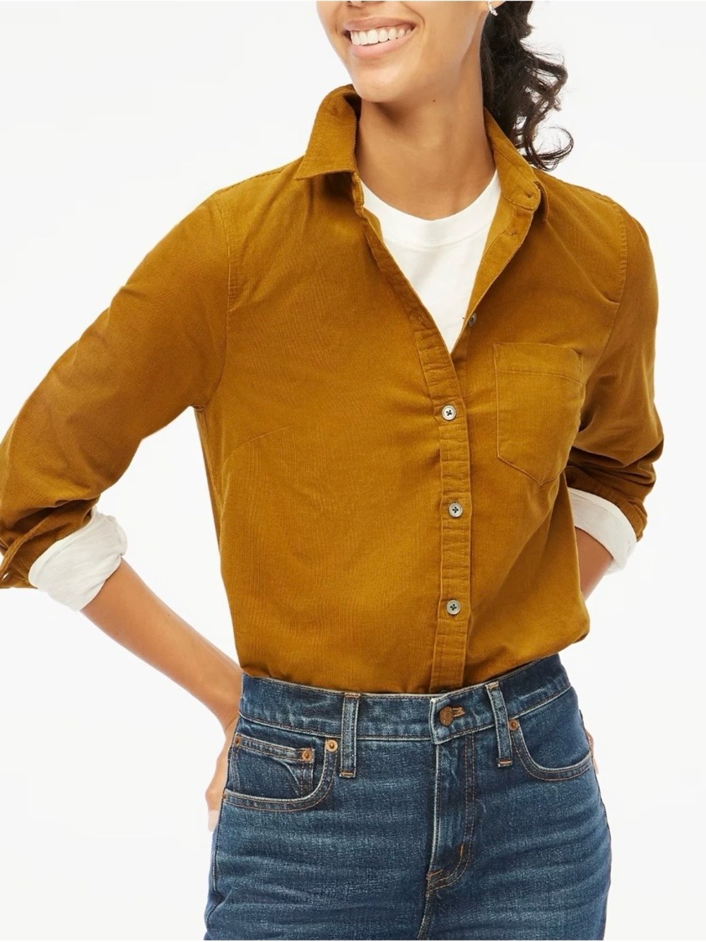 J. Crew Corduroy Overshirt/Shacket - Perfect for Fall